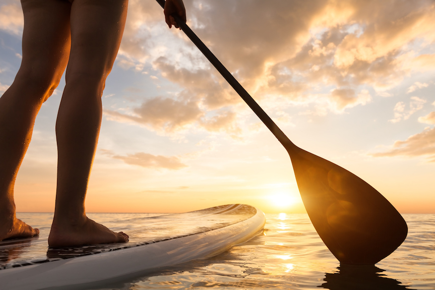 SUP, standup paddle boarding